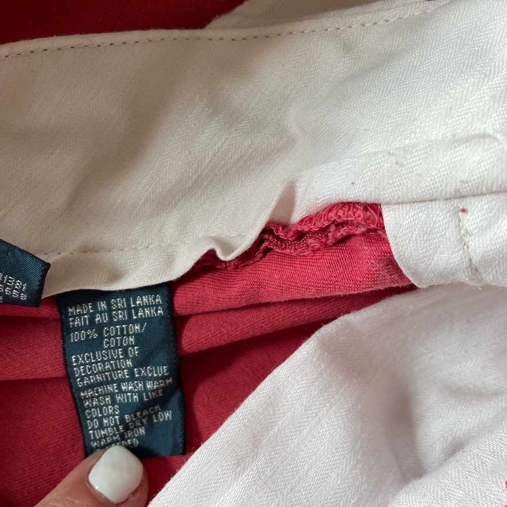 Vtg 90’s Polo Ralph Lauren Red Chino Preston Pant 36/32 - Picture 5 of 8